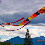 Kiting at Marcy Field by © John Eldridge